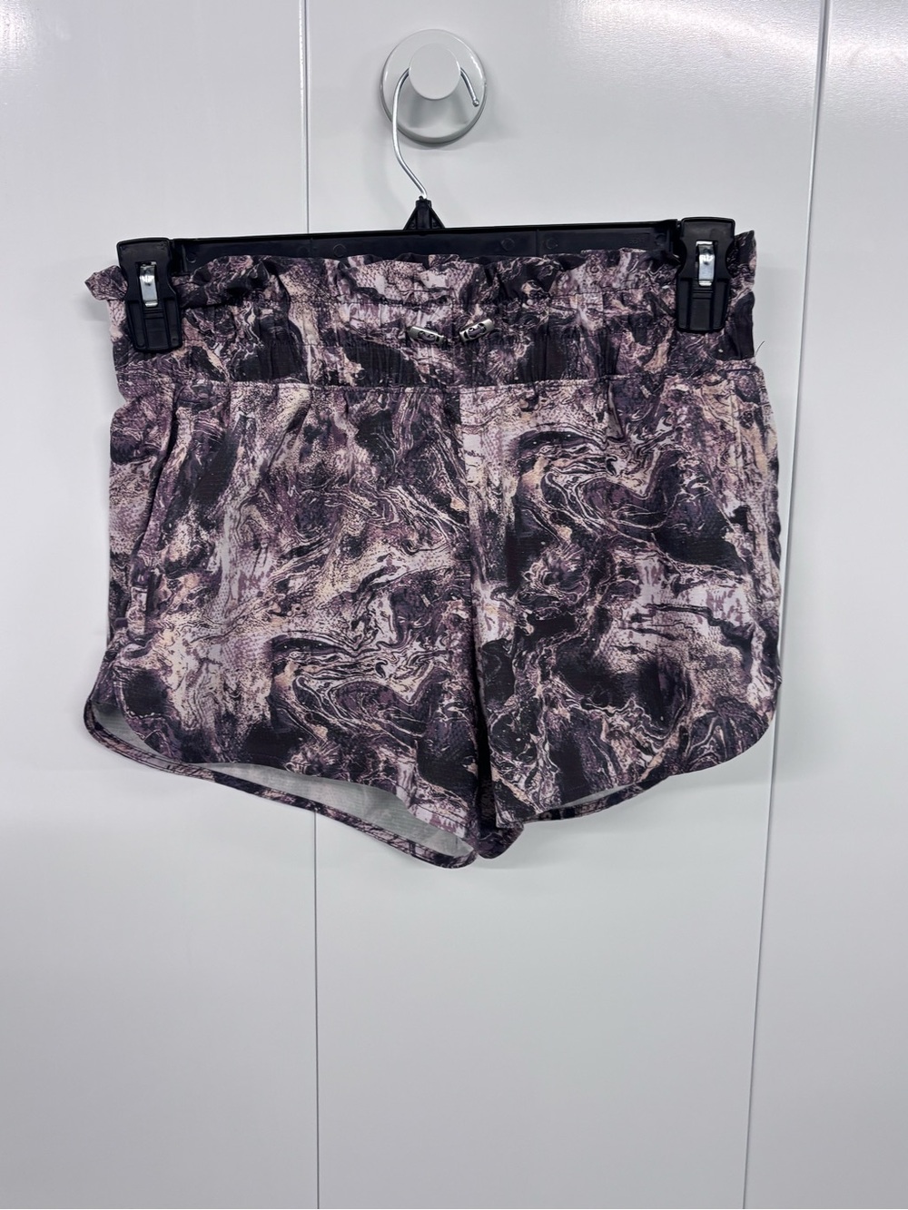 FLX Shorts Women's Purple Midrise Athletic Active Outdoor Running Shorts SZ S